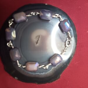 Elegant Purple Stone Bracelet
